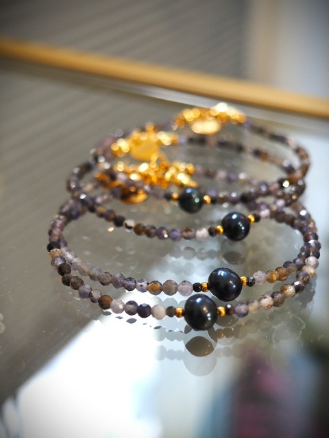 Bransoletka Intuicja Czarna Perła