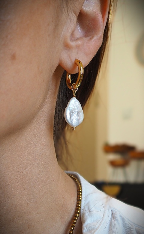 Kolczyki Perły Krople