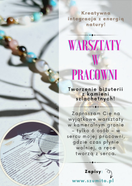 Warsztaty w PRACOWNI 15/06 Nd 16:00